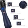 One Step Hair Dryer & Volumizing Brush, Aima Beauty Hair Styling Tool - Ceramic Straightener, Curler, Hot Air Styler & Ionic Salon Brush, Prussian Blue