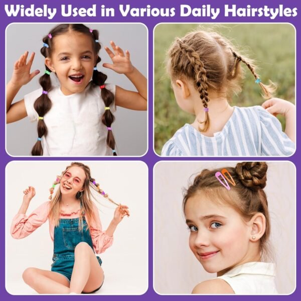 71rQZ7VD54L._AC_SL1500_.jpg auroray Hair Accessories for Girls, 1698 Pcs Hair Rubber Bands with Elastic Hair Ties Hair Clips Hair Wax Stick Spray Bottle Hair Styling Tools