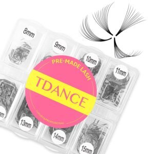 71rURvBMSDL._SL1500_.jpg TDANCE Premade Eyelash Extensions 8-15mm Mixed Length Fans 5D 8D 10D 12D 14D 16D 24D Handmade C/D Curl Loose Fans (600-10D-0.07-D-8-15mm)