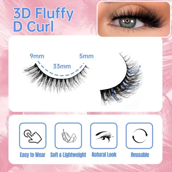 71rZz8tqXyL._SL1500_.jpg Fake Eyelashes Wispy Strip Lashes False Eyelashes Soft False Lashes by GEMERRY(10 Pairs, A03)