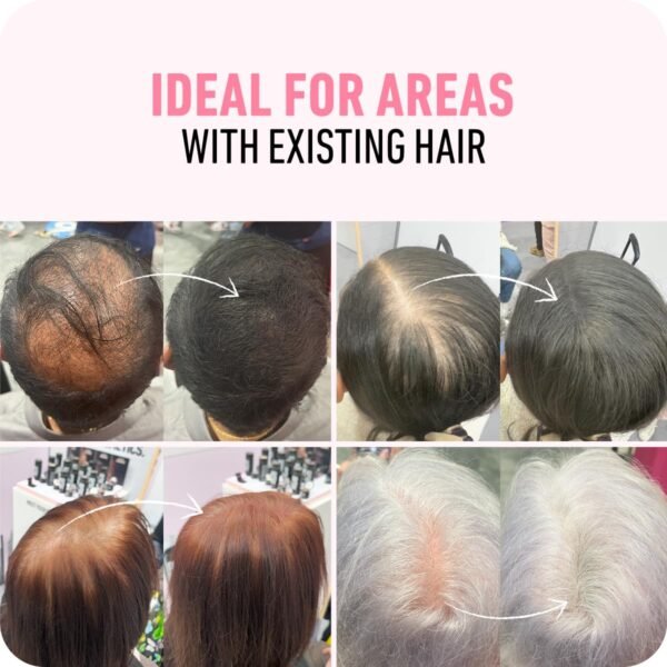 BOLDIFY Hair Fibers (12g) - Fill In Thinning and Fine Hair for an Instantly Fuller, Thicker Look - 14 Shades for Women & Men - Black