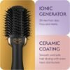 71rkV4w65WL._AC_SL1500_.jpg Professional Blowout Hair Dryer Brush, Black Gold Dryer and Volumizer, Hot Air Brush for Women, 75MM Oval Shape (Black Gold)