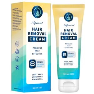 Hair Removal Cream: Intimate/Private Hair Removal Cream for Women and Men - Hair Removal for Body Legs Arms Underarms - Painless Bikini Hair Removal Cream - Depilatory Cream - Skin Friendly - 120g