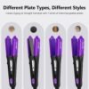 71rrdwIh6tL._AC_SL1500_.jpg Terviiix Crimper Hair Iron with 4 Interchangeable Plates, Keratin & Argan Oil Infused Hair Crimper for Women, Volumizing Crimping Iron for Thin Fine Hair, 5 Heat Settings & 60 Mins Auto Off, Purple