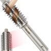 71rvDn0yJSL._AC_SL1500_.jpg TYMO StyluxPro Thermal Brush Curling Brush - 800M Ionic Heated Round Volumizer with 3D Straightener Teeth, 20% Larger Barrel for Faster Blowout, 5-Temp, Travel Dual Voltage, Salon Styler, 1.5 Inch