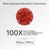 Nano Pomegranate Supplement CLINICALLY Proven Brain Supplement with Anti Aging, Nanotech Delivers 100 Times The Power of Pomegranate Seed Oil in its Natural Form, 1 Bottle 60ct