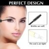71sVTCrzIL._SL1500_.jpg 5 Pack 10ml Clear Refillable Eyelash Cream Container Empty Mascara Tube with Brush Wand for Castor Oil/Coconut Oil/Eyebrow Growth Serum, 5 Rubber Inserts, Black
