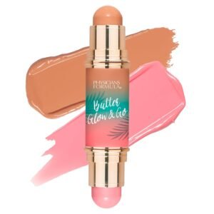 71sC30th8JL._SL1500_.jpg Physicians Formula Butter Glow & Go Multiuse Stick, Ultra-Creamy Radiant Finish Formula with Murumuru Butter, Vegan & Cruelty-Free- Beachy Pink