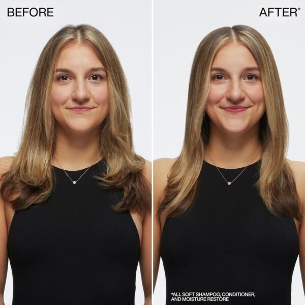 Redken All Soft Shampoo - Moisturizes & Hydrates Dry Hair, Softens & Adds Shine, With Argan Oil, Safe For Color-Treated Hair