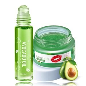 71sLsSEVzZL._SL1500_.jpg Lip Exfoliator & Lip Oil Set 2PCS - Avocado Lip Scrub & Lip Oil for Women - Hydrating Lip Moisturizer - Lip Scrubber Exfoliator - Lip Mask - Reduce Lip Lines Lip Products - Gifts for Teen Girls