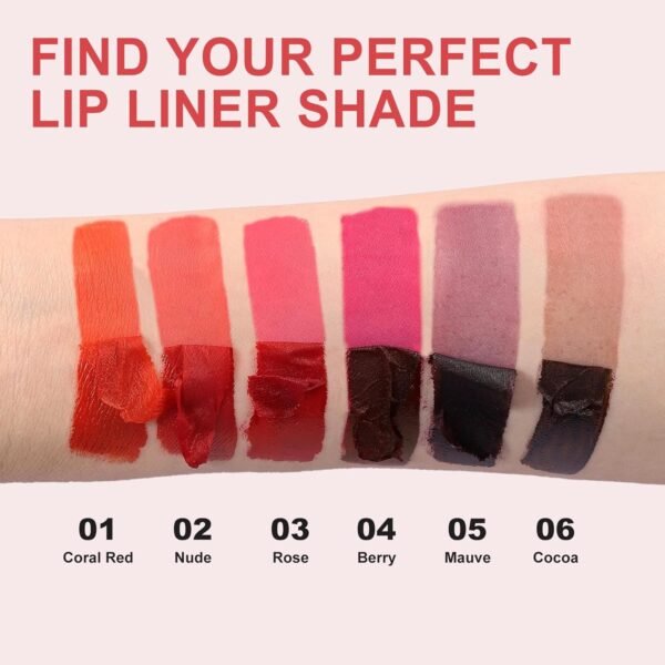 71sUUWPB5DL._SL1500_.jpg Lip Stain - Peel Off Lip Stain, Long Lasting Lip Liner with Matte Finish, Waterproof, Transfer-proof, Highly Pigmented Color (#04 Berry, 1 PCS)