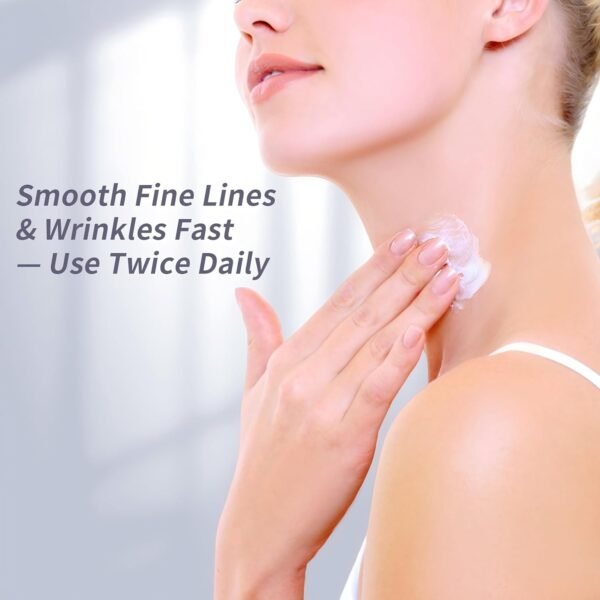 71sfp3nQUzL._SL1500_.jpg Firming Neck Cream & Anti-Wrinkle Night Cream with Coenzyme Q10 + Pro-Retinol, Unscented Skin Firming Neck Cream, Anti Aging Facial Moisturizer for Sensitive Skin, 1.76 Oz Jar