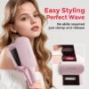 71tA469ZhFL._AC_SL1500_.jpg Waver Curling Iron LENA S12 Beach Waver Curling Wand, Hair Tool with 2 Barrels, Anti-Scald Protection, Adjustable Time & Temps, Dual Voltage, Titanium Coating for Effortless, Long-Lasting Waves