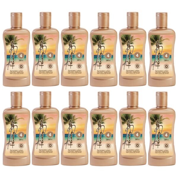 Panama Jack Sunscreen Tanning Lotion - SPF 4, PABA, Paraben, Gluten & Cruelty Free, Antioxidant Moisturizing Formula, 6 FL OZ (Pack of 1)
