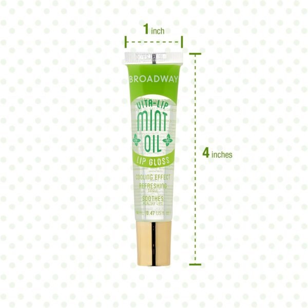 71tXZnG117L._SL1500_.jpg Ruby Kisses Broadway Vita-Lip Clear Lip Gloss (Mint Oil 3 Pack), Ultra-Hydrating & Soothing Formula with Vitamin Oils, High-Shine Non-Sticky Finish, Nourishing Glossy Lip Balm With Cooling Effect