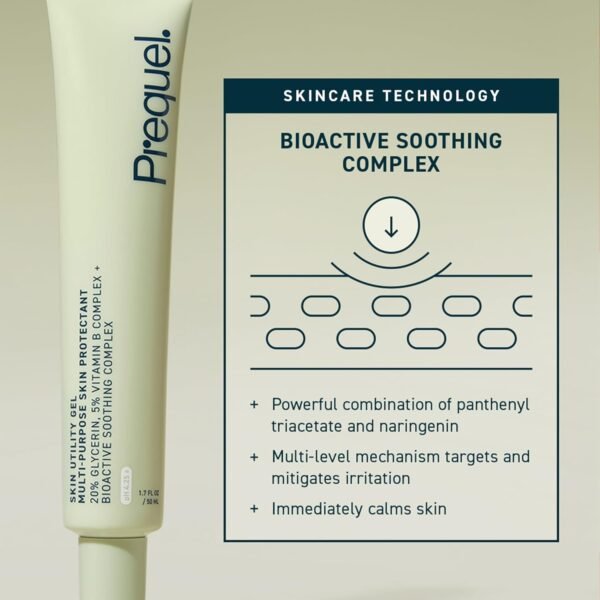 Skin Utility Gel, Lightweight Multi-Purpose Face and Body Cream for Dry Skin, Hand Cream for Cracked Hands, Soothing Barrier Support with 20% Glycerin - 1.7 fluid ounce (Pack of 1)