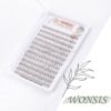 71tseIwODxL._SL1500_.jpg Individual Lashes, Lash Clusters, 240 Pcs 10D Individual Lash Extensions, Natural Soft Lightweight Reusable, Thickness 0.07mm C Curl False Eyelashes 10/11/12/13/14mm (10D 10-14mm)