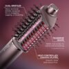 71tsmpnBIML._SL1500_.jpg Shark FlexFusion Hair Straightener & Powerful Hair Dryer with Fusion Hair Brush, Ceramic Air Styler with Auto-Wrap Hair Curlers & Concentrator, Ceramic Plates, Cosmic Blush HD641S