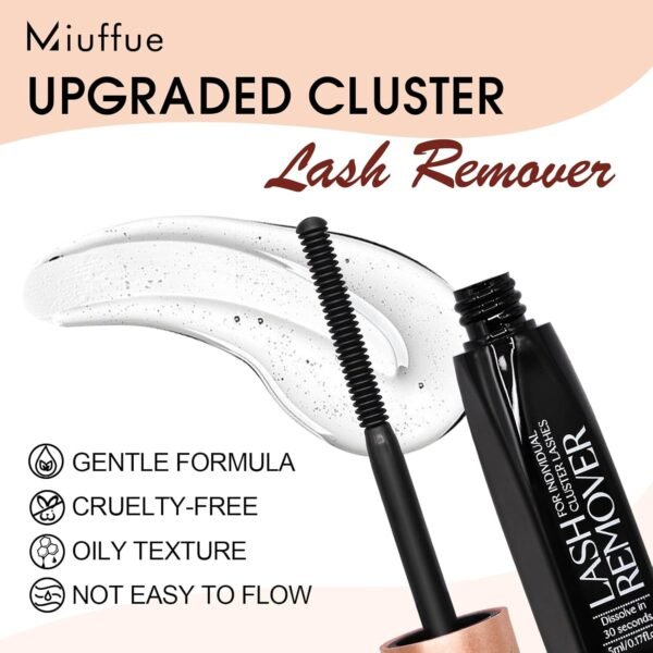 71uuyrusyL._SL1500_.jpg Deep Cleansing Cluster Lash Remover, Eyelash Glue Remover for Individual False Lashes, 15s Fast Removal, Safe Ingredients, Cruelty-Free, 0.17 fl oz