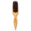 71uJyvIEVZL._SL1500_.jpg GranNaturals Boar Bristle Slick Back Hair Brush for Sleek Ponytail Bun & Smoothing Baby Hairs, Flyaways, Edge Control - Backcombing & Teasing Hairbrush with Wide Rat Tail for Sectioning & Parting