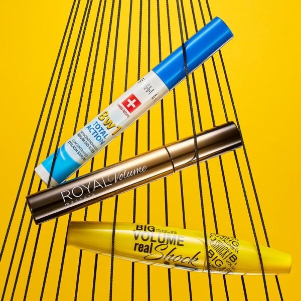 Eveline Cosmetics Multi-purpose Eyelash Serum Total Action 8 in 1, 0.33 Fluid Ounce