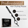 71un-ipUiBL._SL1500_.jpg Facón Hair Razors for Cutting Hair - Professional Hair Styling Razor Kit with 11 Replacement Blades, Stainless Steel Hair Cutting Tool for Salon & Home, Premium Hair Thinning Texturizing Faether Razor