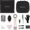 71v-KtMlaUS._AC_SL1500_.jpg IG INGLAM 4 in 1 Blowout Hair Dryer Brush Set - Negative Ion Detachable Hair Dryer, Volumizer Styler with 2 Brush Heads, Pink