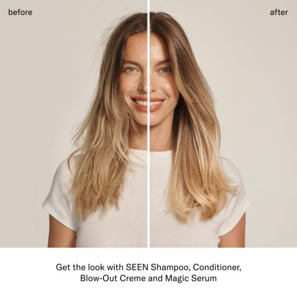 SEEN Magic Serum, Fragrance Free - Non-Comedogenic & Sulfate-Free Hair Serum- Anti Frizz- Dermatologist-Developed - Safe for Sensitive, Eczema & Acne Prone Skin