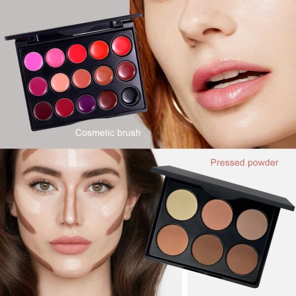 All in One Makeup Kit,Makeup Kit for Women, Teens and Girls, All-in-One Set with Eyeshadow Palettes, Lipsticks, Brushes, Storage Bag,Makeup gift set girls makeup sets ages 8-12 (Purple)