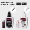 71vRv-baPL._SL1500_.jpg i-Envy Semi-Permanent Lash Glue Adhesive for Individual Cluster Lashes & Lash Extension, Waterproof Strong Hold, Long-Lasting Up to 2 Weeks, Latex-Free, Perfect for Sensitive Eyes (Black, 3 Pack)