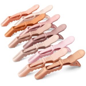 71vUQG2yZL._SL1500_.jpg FRAMAR Neutral Alligator Clips For Hair Styling 10 Pack – Professional Alligator Hair Clips For Women, Hair Clip For Women, Salon Hair Clips For Styling – Firm Hold Without Slipping