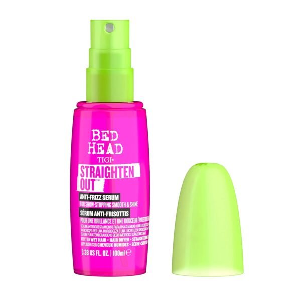 TIGI Bed Head Straighten Out Anti Frizz Serum for Smooth Shiny Hair 3.38 fl oz