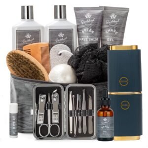 Father's Day Gift, 14 Pieces Grooming Set for Men, Skin Care Set, Beard Kit Spa Set, Bath & Body Care Set, Gifts for Boyfriend, Dad, Anniversary Gifts for Men, Birthday, Christmas, Valentine's Day