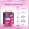 71vbVNrfCiL._AC_SL1500_.jpg Collagen Peptide Gummies for Women with Biotin - Hydrolyzed Collagen for Hair, Skin, Nail, Bone Health & Joint Support - Extra Strength Best Peptides Supplement for Women & Men, Non-GMO - 60 Gummies