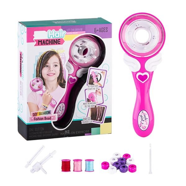 71vjGTdJ5KL._SL1500_.jpg Automatic Hair Braider, Electric Hair Braider Machine,Hair Styling DIY Convenient Twist Braid Hair Braiding Tool for Girl's Headdress, Automatic Hair Braider,DIY Hair Decorations Styling Tools Kit