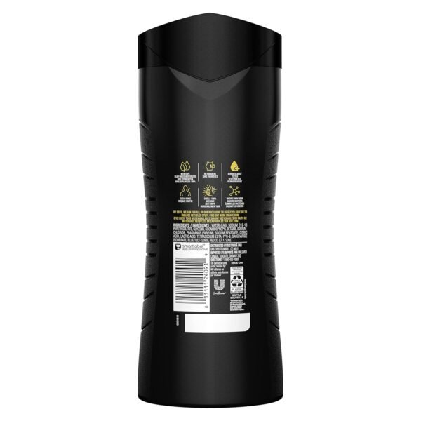 AXE Body Wash 12h Refreshing Scent Excite Crisp Coconut & Black Pepper Men's Body Wash with 100% Plant-Based Moisturizers 16 oz 4 Pack