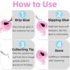300 Pcs Glue Rings for Eyelash Extensions,Disposable Rings for Lashes Cute Lash Glue Holder Heart Rings Glue Cup Glue Rings Smart Glue Cup,Use for Eyelash Extension Supplies(Pink)