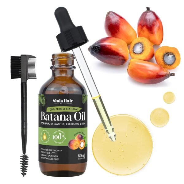 71w-llHsmML._SL1500_.jpg Batana Oil for Hair Growth Organics Pure Batana Hair Oil 100% Natural Batana Oil Nourishes Damaged Hair Natural Hair Growth Oil and Conditioner Batana Hair Oil 2.02 Fl Oz