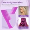 Wig Brush Comb Set, 6pcs Professional Styling Extension Brush Kit with Travel Size for Human and Synthetic Hair