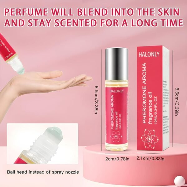 71wRF0B9dSL._SL1500_.jpg Roll-On Pheromone Perfume for Women, rollerball perfume, travel perfume, clean perfume Long-Lasting Pheromone-Infused Essential Oil - 0.34 fl.oz (10mL)