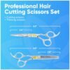 71weqCrebXL._SL1500_.jpg Equinox Professional Razor Edge Series Hair Cutting Scissors Set - Barber Hair Cutting & Thinning Shears/Texturizing Scissors Set - 6.5 Inches Hair Cutting Scissors Kit for Men/Women/Kids/Salon & Home