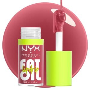 71wwdETKf-L._SL1500_.jpg NYX PROFESSIONAL MAKEUP Fat Oil Lip Drip, Moisturizing, Shiny and Vegan Tinted Lip Gloss - Chillin Like a Villain (Pale Dusty Rose)