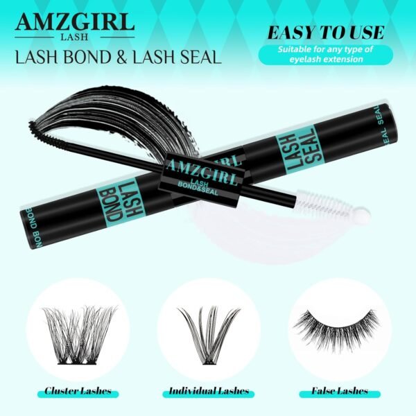 71wxjvqA9VL._SL1500_.jpg Lash Bond and Seal,Lash Glue for Eyelash Extensions,Eyelashes Clusters Lash Bond and Seal Waterproof 10ml,2 in 1 Eyelash Bond and Seal Long Lasting,Bond and Seal Lash Extensions Strong Hold