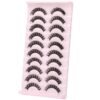 71xzYc1KUL._SL1500_.jpg wiwoseo False Eyelashes Russian Strip Lashes Natural Look Lashes Wispy Volume Russian Lashes 3D Effect Fake Eyelashes 10 Pairs Pack