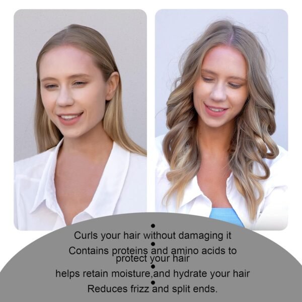 71xGlLrizpL._SL1500_.jpg CORATED No Heat Curlers, Heatless Curls for Long Hair, Heatless Curling Rod Headband You Can Sleep In, Silk DIY Hair Styling Tools Kit
