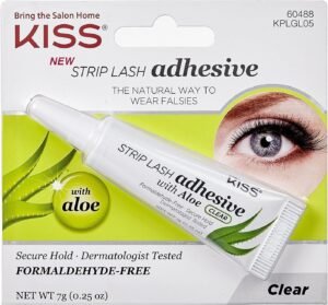 71xXUaJCZ3L._SL1402_.jpg Kiss Strip Lash Adhesive With Aloe (Clear)