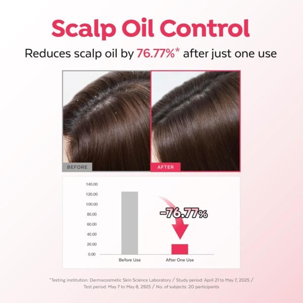 A’PIEU Raspberry Hair Vinegar - Scalp Cleanser & Detox for Oily Scalp, Buildup & Dandruff, pH-Balancing Rinse for Fresh, Shiny Hair, Korean Hair Care, 6.76 fl oz