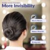 100Pcs Black Hair Net 24" Invisible Hair Nets for Women and Men - Perfect for Hair Bun, Sleeping, & Kitchen Food Service