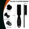 71y8svDg3lL._SL1500_.jpg NICEMOVIC Barber Clipper Brushes, 10 Pcs Plastic Handle Nylon Bristles Cleaning Brush, Multifunctional Cleaning Supplies for Hair Styling Tools, Kitchen Sink, Shoes (Black)