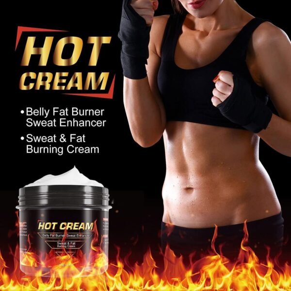 REBODUM Hot Sweat Cream, Fat Burning Cream for Belly Natural Weight Loss Cream Weight Loss Workout Enhancer for Women and Men Cellulite Treatment for Thighs Legs Abdomen Arms and Buttocks